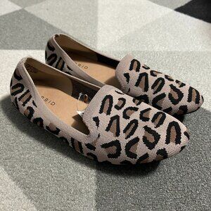 NWT Torrid Knit Leopard Print Almond Toe Flats Women's Size 9WW